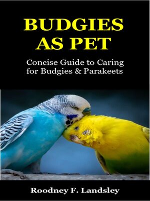 cover image of BUDGIES AS PET